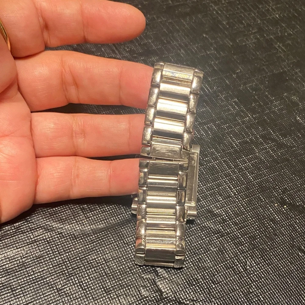 Bulova Silver Rectangular Watch - Picture 7 of 7
